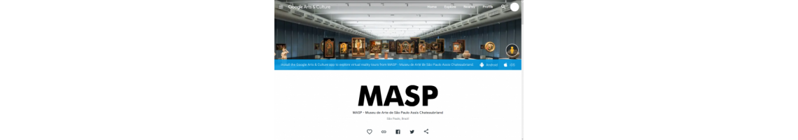 Museu de Arte de S. Paulo Assis Chateaubriand (Google Arts & Culture, Visita Virtual)