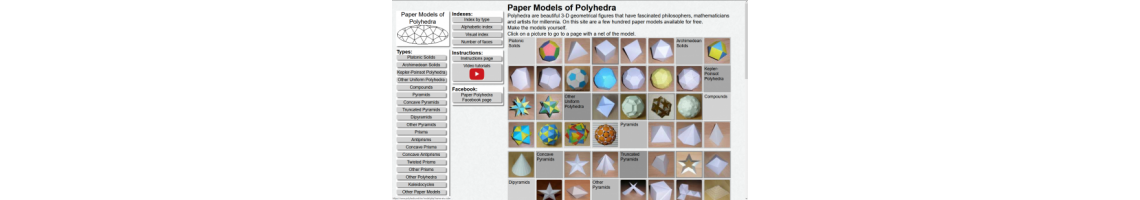 Paper Models of Polyhedra