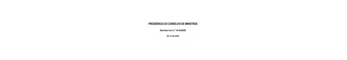 Decreto-Lei n.º 14-G/2020