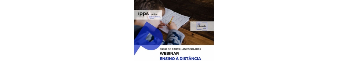 Ciclo de Partilhas Escolares - Webinar Ensino à Distância