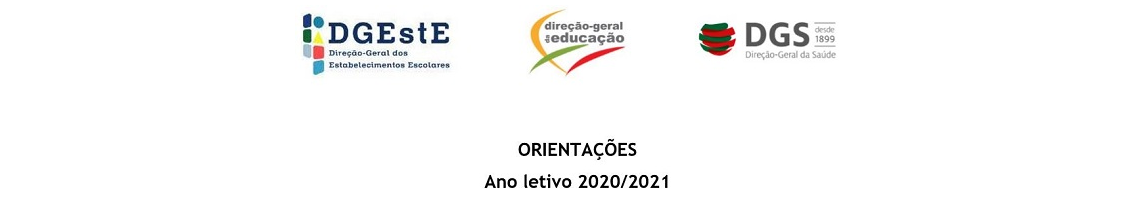 ORIENTAÇÕES - Ano letivo 2020/2021 