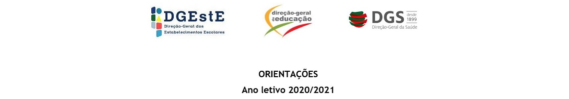 ORIENTAÇÕES - Ano letivo 2020/2021