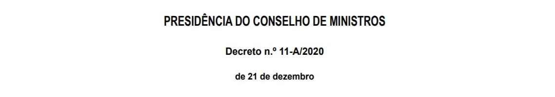 Decreto n.º 11-A/2020