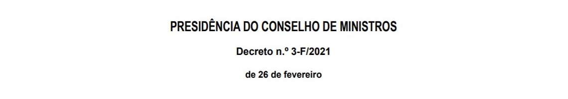 Decreto n.º 3-F/2021