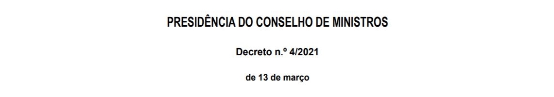 Decreto n.º 4/2021