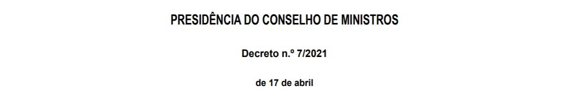 Decreto n.º 7/2021