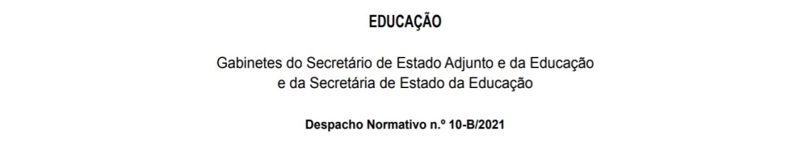 Despacho Normativo N.º 10-B/2021 | Apoio às Escolas