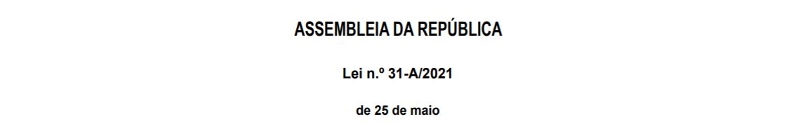 Lei n.º 31-A/2021