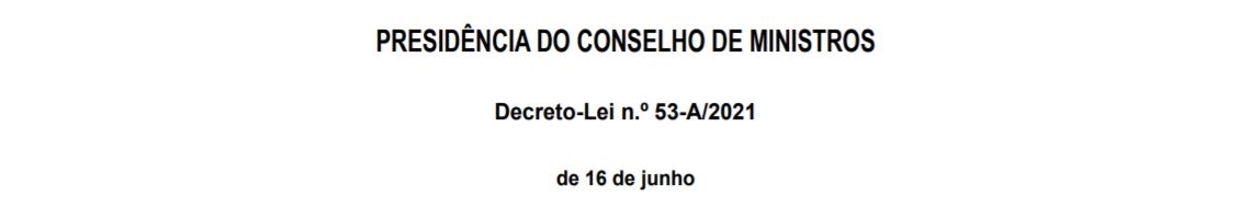 Decreto-Lei n.º 53-A/2021