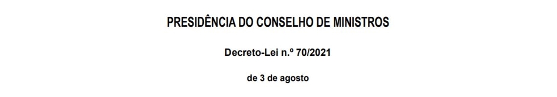 Decreto-Lei n.º 70/2021