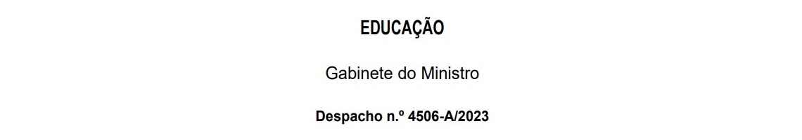 Despacho n.º 4506-A/2023