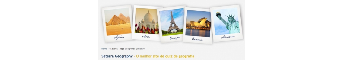 Quiz de Geografia: jogo educativo