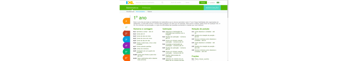 IXL  Prática de matemática