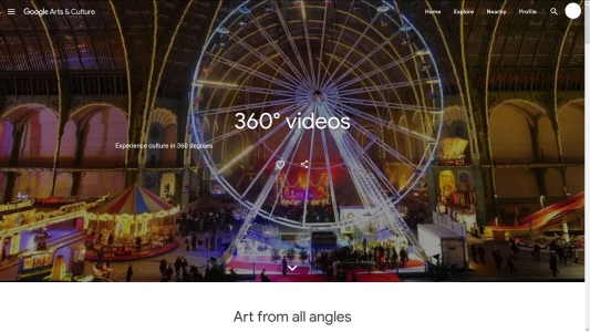 360° videos (Google Arts & Culture, Visita Virtual)