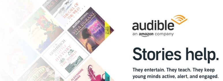 Amazon – histórias em áudio