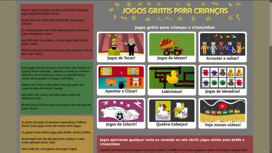 Jogos Grátis para Crianças.