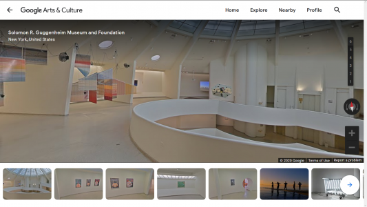 Museu Guggenheim (Google Arts & Culture, Visita Virtual)