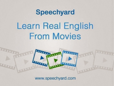 Imagem Speechyard - Learn English online through movies!