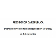 Decreto do Presidente da República n.º 51-U/2020